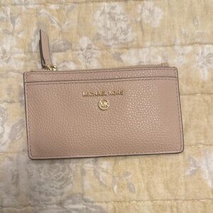 Michael Kors light pink wallet